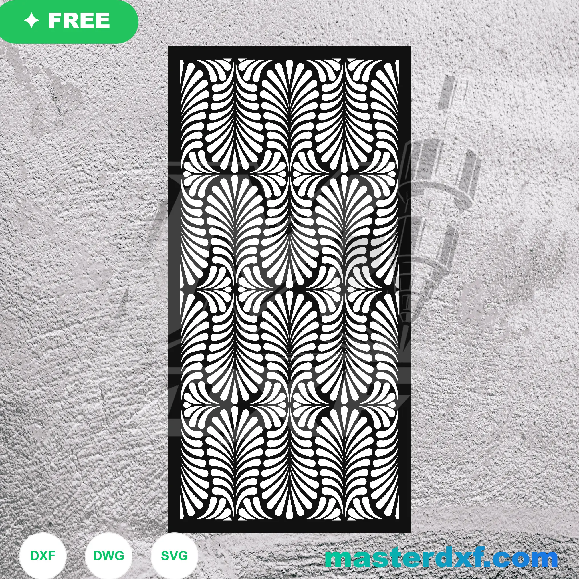 Sacred Arabic Calligraphy Islamic Wall Shield DXF File — Free Download for Laser CNC Plasma